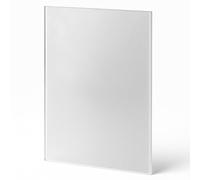 AtHaus® Vetro Acrilico Satinato | Spessore 3 mm | PMMA Opale | Taglio CNC su Misura | Trasmissione della Luce 70% | 500 x 400 mm