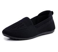 ATHCO Angel - Scarpe da corsa comode da donna, in memory foam, antiscivolo, leggere, per un uso quotidiano, extra morbide, Nero , 9 UK