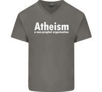 Atheismo Un'Organizzazione Non Profit Maglietta In Cotone A V Per Uomini