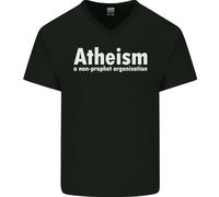 Atheismo Un'Organizzazione Non Profit Maglietta In Cotone A V Per Uomini