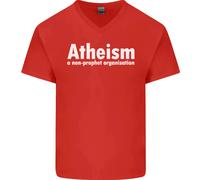 Atheismo Un'Organizzazione Non Profit Maglietta In Cotone A V Per Uomini