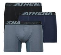 Athena Boxer AIR FIT LONG Pack de 3 in Multicolore EU S