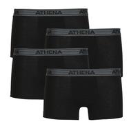 Athena Boxer BASIC COTON Pack de 4 in Nero EU S