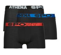 Athena Boxer ECO SPORT Pack de 3 in Nero EU XL