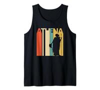 Athena Dea t-Shirt Vintage Stile retrò Regalo Canotta