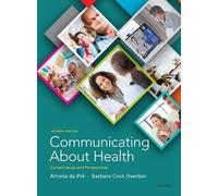 Athena du Pre Barbara Cook Overton Communicating About Health (Tascabile)