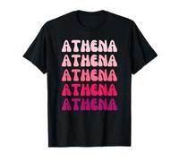 Athena First Name Minimalist Design Maglietta
