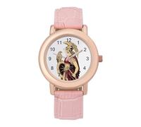 Athena Goddess of Wisdom - Orologio da polso da donna, alla moda, con cinturino morbido, idea regalo per compleanni, San Valentino, Stile:, regular, MHXYZHW