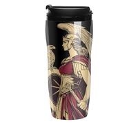 Athena Goddess of Wisdom - Tazza da caffè riutilizzabile, da viaggio, con coperchio, 350 ml