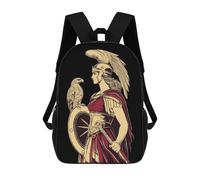 Athena Goddess of Wisdom - Zaino da viaggio unisex, 43 cm, con stampa della dea della saggezza, per donne e uomini