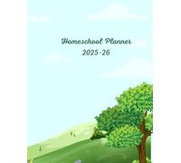 Athena Kraft Homeschool Planner 2025-2026 - Dated Academic Year Organizer for Homeschooling Parents | Green