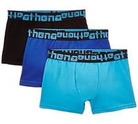 Athena - Lot De 3 Boxers, Boxer da bambini e ragazzi, Multicolore verde/rosso/ blu (mehrfarbig), taglia produttore: 176