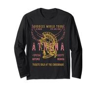 Athena Medusa Artemis Distressed Band Tee Dea Maglia a Manica