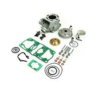 Athena P400485100077 Gruppo Termico Big Bore Ø 53 mm, 106 cc con Kit Valvole di Scarico e Testata Scomponibile per Yamaha YZ