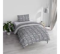 ATHENA Parure copripiumino, 100% Cotone, BELEK GRIGIO, Singolo