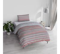 ATHENA Parure copripiumino, 100% Cotone, BELEN ROSSO, Singolo