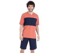 Athena Pigiama Corto da Uomo - Chic Cotone Biologico - Oeko-Tex & GOTS