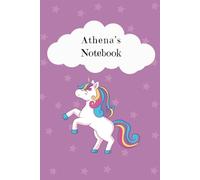 Athena's Notebook: 6x9" Unicorn Journal & Diary for Kids - 100 Pages, Half Lined & Half Blank for Writing, Drawing, Doodling & Storytelling - Fun Gift for Creative Kids, School, Travel & Home