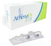 Athenavis 2000 - Siringa intrarticolare a base di Acido Ialuronico 1,5% - 30 mg - 2 ml - 3 pezzi