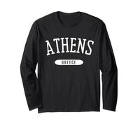 Athens Camicia Classic Style Atene Grecia Maglia a Manica