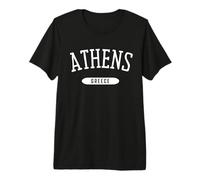 Athens Camicia Classic Style Atene Grecia Maglietta Premium