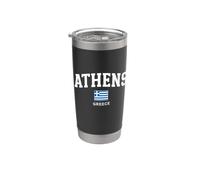Athens Grecia Bicchiere termico in acciaio inox doppia parete