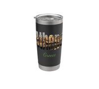 Athens Grecia Bicchiere termico in acciaio inox doppia parete