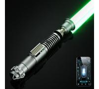 AthlChamp Sciabola da duello Potenziata con Controllo Tramite App, per Adulti, con Supporto, Impugnatura in Metallo Pesante e Lama Spessa, 16 Effetti sonori e Cambio Colore Infinito (RGB-059)