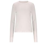 ATHLECIA - Women's Lenga Rib L/S Tee - Maglia a manica lunga 42 bianco/grigio