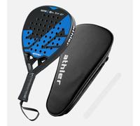 Athler Gator 10 - Racchetta da paddle Full Carbon, forma a diamante, nucleo | Per un gioco offensivo dinamico. Cinturino da polso regolabile. Include custodia protettiva e protezione del telaio. Telaio