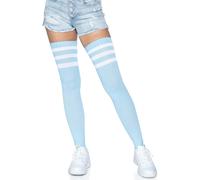 Athlete Thigh Hi con 3 strisce T - O/S / BLU TENERO