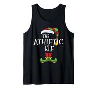 Athletic Elf Family Matching Christmas Group Gift Pajama Canotta