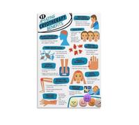 Athletic Recovery Poster Cryotherapy and Cold Plunge Benefits Chart Canvas Art for Locker Room Decor(Unframed,16x24inch(40x60cm))