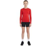 Athletic Sportswear Maglia intima da ragazza, a maniche lunghe, termica, a compressione, strato inferiore morbido e caldo, per netball, calcio, danza e ginnastica, abbigliamento sportivo in PE per la