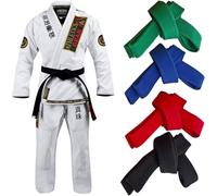 Athletics Gear AG Cintura da karate per arti marziali, 100% cotone, con cuciture multiple, per BJJ, Judo, Taekwondo e Karate