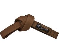 Athletics Gear AG Cintura da karate per arti marziali, 100% cotone con cuciture multiple, per BJJ, Judo, Taekwondo e Karate (marrone, 240 cm)