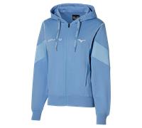 ATHLETICS MIZUNO SWEAT JACKET Bel air blue Donna TagliaS