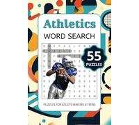 Athletics Word Search Puzzle Book: Word Searches with Easy to Read Print About Athletics, Sports, Competitions and More. | 6x9 inches, 110 ... For Vacations, Holidays and Free Time
