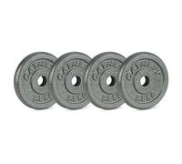 Athlyt Dischi pesi in ghisa con foro da 25 mm, 4 x 2,5 kg - Set per allenamento e home gym