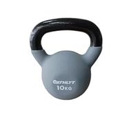 Athlyt, Kettlebell in Neoprene Unisex, Grigio, 10kg