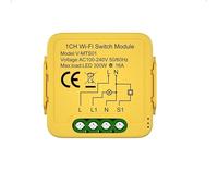 Athom Matter Mini fai da te WiFi Relay Switch 1-Gang Funziona con Apple Homekit& Alexa & Google Home& SmartThings, Controllo tramite App e Voce, Matter Over Thread, 16A