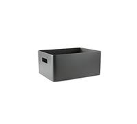 Atipico Contenitore in Legno Arigatoe cm. 30x40xh.17,5-Grigio Traffico,