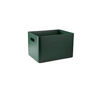 Atipico Contenitore in Legno Arigatoe cm. 30x40xh.25-Verde Muschio,