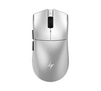 ATK Blazing Sky X1 V2 Mouse da gioco wireless, peso 54 g, sensore PAW3950Ultra, MCU Nordic 54L15, interruttori ottici, nuovo dongle GEM 8K, doppia modalità 2.4G/Wired (Ultimate, argento metallizzato)