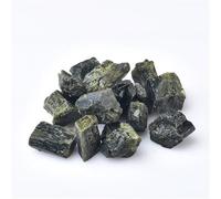 AtkitS Bellissimo Tormalina Verde Naturale Pietra Grezza Cristal Irregolare Campione Minerale Pietra curativa Reiki Degag di Cristal(20g)