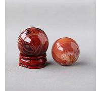 AtkitS Natural Crystal Gem Ball Crystal Witchcraft Ball Quartz Massage Ball Home Decoration WHRLQXM(Color:Silk Wrapped Agate)