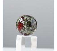 AtkitS Natural Crystal Gem Ball Crystal Witchcraft Ball Quartz Massage Ball Home Decoration WHRLQXM(Color:Dragon Blood Stone)