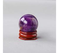 AtkitS Natural Crystal Gem Ball Crystal Witchcraft Ball Quartz Massage Ball Home Decoration WHRLQXM(Color:Dream Amethyst)