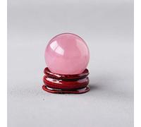 AtkitS Natural Crystal Gem Ball Crystal Witchcraft Ball Quartz Massage Ball Home Decoration WHRLQXM(Color:Rose Quartz)