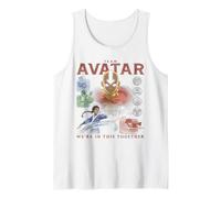 ATLA Team Avatar We're in This Together Collage Cartoon Canotta